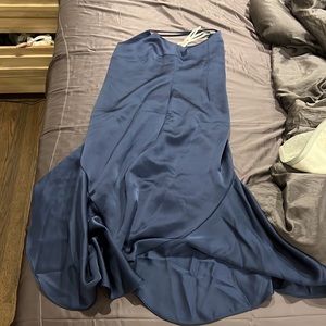 Halston Heritage Asymmetric Slip Dress